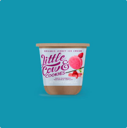 Grootste Bijdrage rand Little Cow Cookies - Organic Jersey Ice Cream